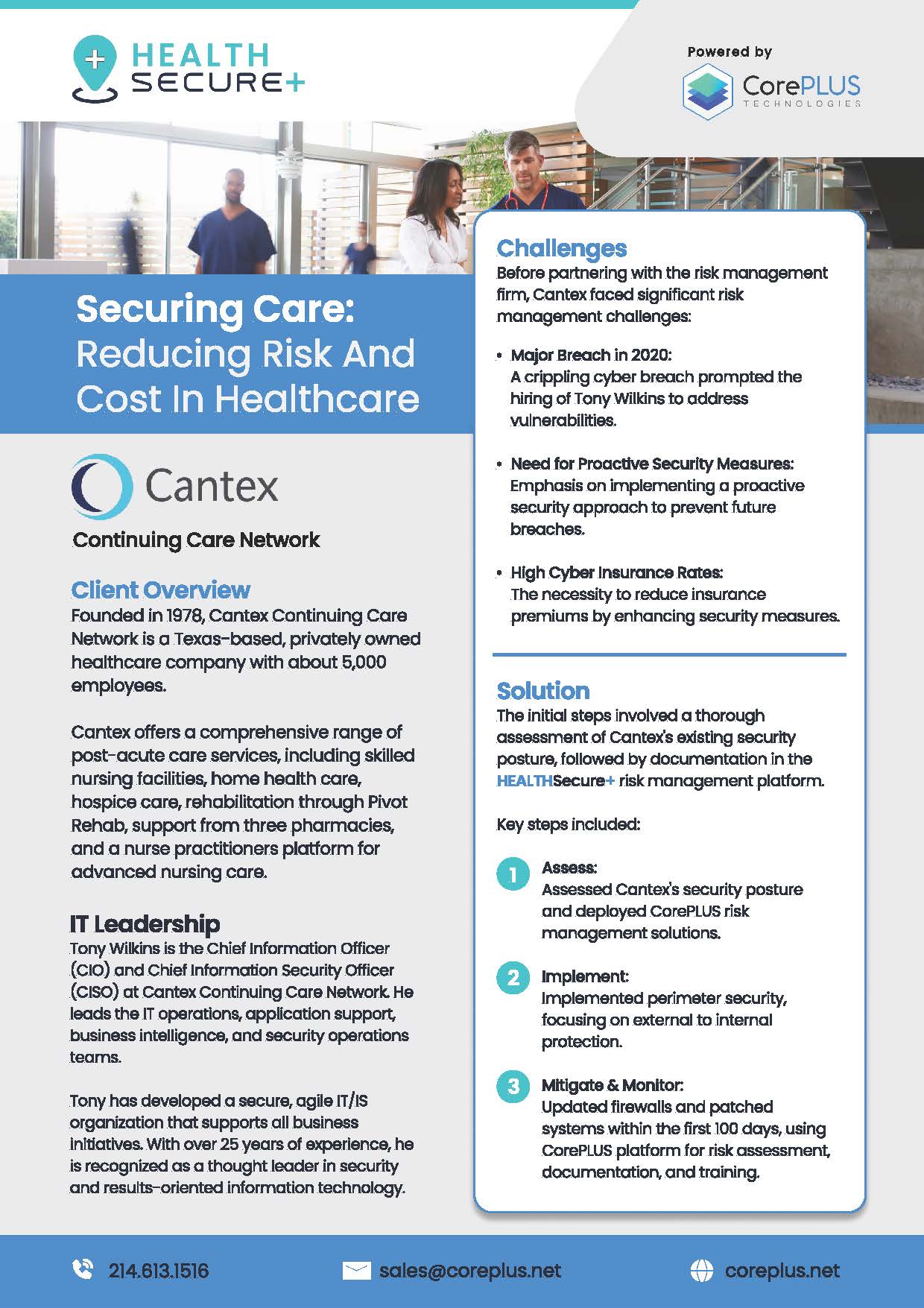 Health Secure + Cantex
